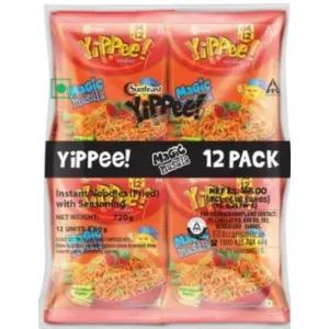 Sunfeast Yippee - Magic Masala Noodles 12 Packs (720 Gms)