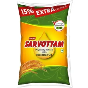 Sarvottam - Rice Bran Oil (905 Mls)
