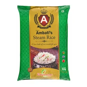 Ambati's Sona Masuri Steamed Rice (Avail In 1-10-25 Kgs)