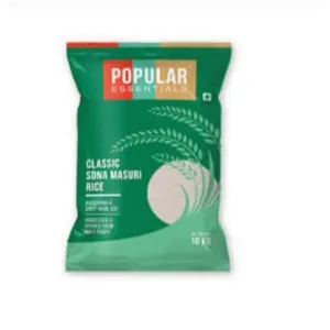 Popular Essentials Classic Sona Masuri Raw Rice 