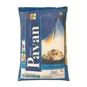 Shree Pavan Sona Masuri Raw Rice (Avail In 1-10-25 Kgs)
